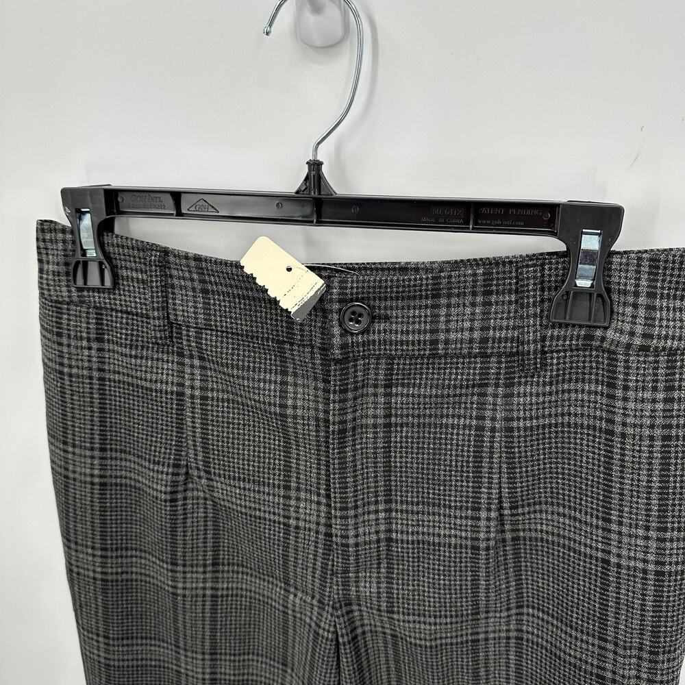 SANCTUARY NWT Evereve Chcarcoal Plaid Soho Trouser Pant // 28 - Picture 7 of 11